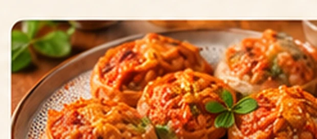 Illustrative concept image of kimchi mandu