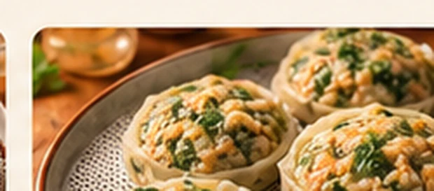 Illustrative concept image of vegetable mandu